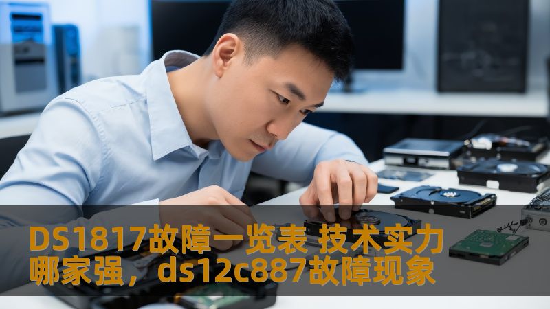 本文将深入分析DS1817故障一览表，揭示其常见故障原因、解决方法，并对比不同厂商在处理这些问题时的技术实力。无论你是DS1817用户，还是对存储系统有兴趣的IT专家，本文都将为你提供有价值的信息。