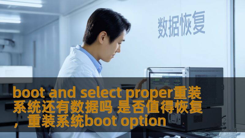你是否曾因电脑启动时出现“BootandSelectProper”错误而头疼不已？系统重装是否能保留数据？在重装系统前，如何评估是否值得尝试数据恢复？本文将为你解析如何面对这一困境，并给出有效解决方案。