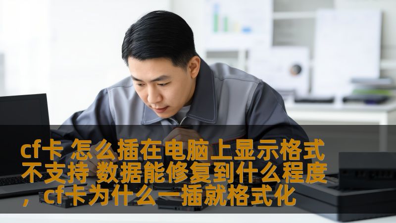 CF卡插入电脑后显示格式不支持，这种情况下数据能修复到什么程度？这篇文章将为您揭秘解决方法与修复技巧，帮助您有效恢复CF卡中的重要数据。