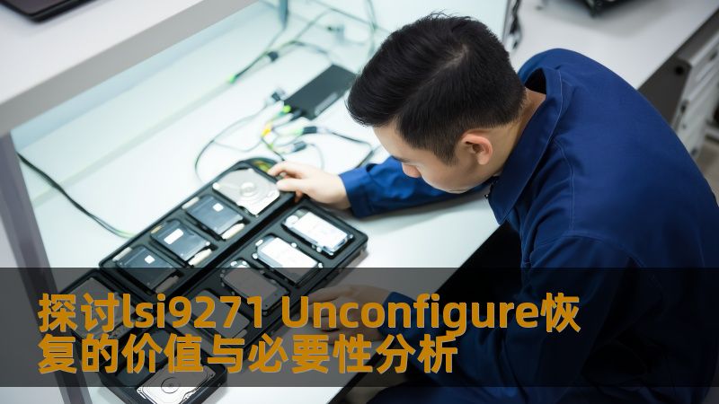 了解lsi9271 Unconfigure恢复的必要性及其价值，解决存储设备故障带来的数据丢失问题。