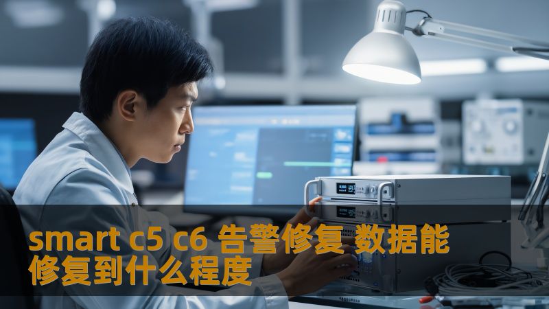 了解smart c5 c6告警修复的技术，探索数据能修复到什么程度，解决用户在数据恢复中的痛点问题。