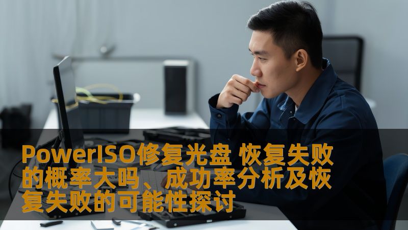 探讨PowerISO修复光盘的成功率及恢复失败的可能性，帮助用户理解数据恢复过程中的挑战与解决方案。
