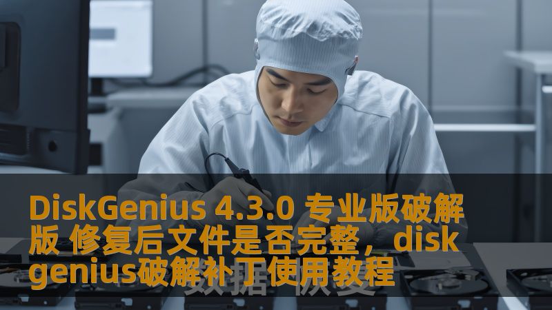 探讨DiskGenius4.3.0专业版破解版在修复文件时的表现和效果，分析是否能够完美恢复丢失或损坏的文件，帮助用户在数据恢复过程中做出正确的选择。