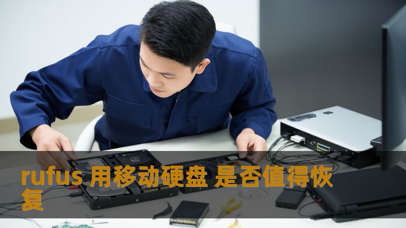 探讨rufus用移动硬盘是否值得恢复，分析常见故障及恢复方法，提供实战案例，帮助用户解决数据丢失问题。