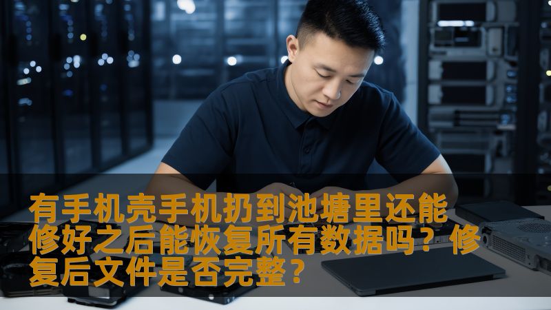 有手机壳手机扔到池塘里还能修好之后能恢复所有数据吗？修复后文件是否完整？