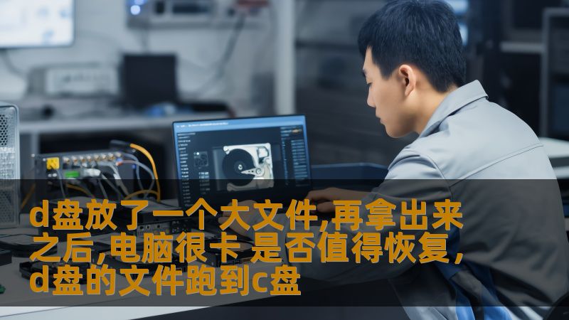 许多人在使用电脑时，可能会遇到把大文件存放在D盘后，再将文件取出时电脑卡顿的情况。这种现象看似很常见，但背后究竟是什么原因？是否值得恢复和清理？本文将深度解析这个问题，并为你提供解决方案。