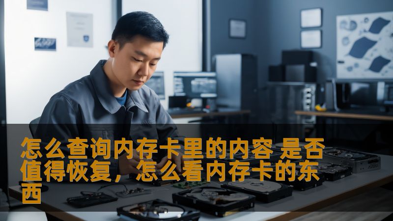 怎么查询内存卡里的内容 是否值得恢复，怎么看内存卡的东西                    本文将详细介绍如何查询内存卡中的内容，判断是否值得进行数据恢复。通过清晰的步骤和实用的建议，帮助您做出更明智的决策，避免不必要的麻烦和损失。    内存卡内容查询,数据恢复,数据丢失,内存卡修复,数据恢复工具,文件丢失    内存卡作为一种广泛使用的存储设备，承载着大量个人数据，无论是手机、相机还是其他