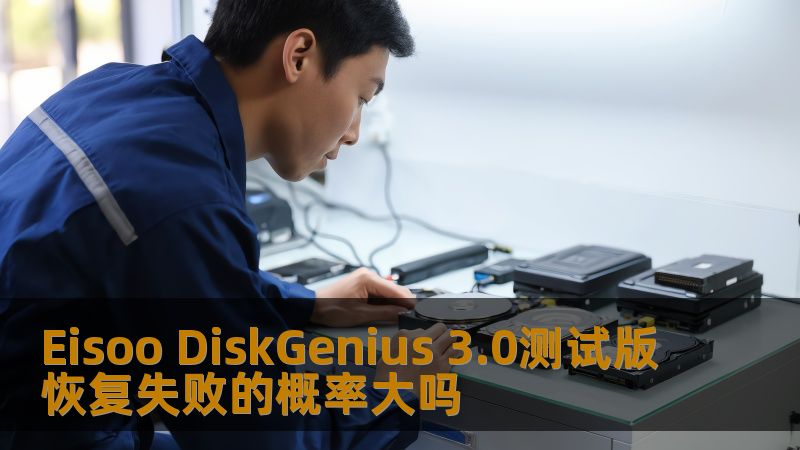 Eisoo DiskGenius 3.0测试版恢复失败的概率大吗