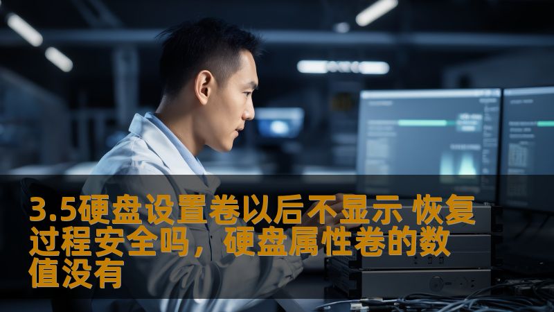 3.5硬盘设置卷以后不显示 恢复过程安全吗，硬盘属性卷的数值没有
