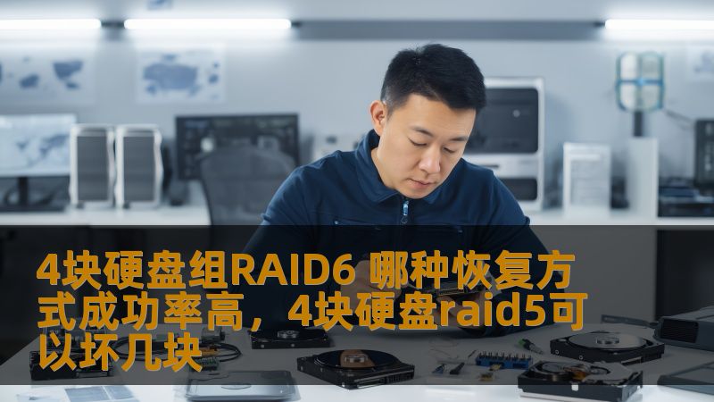 4块硬盘组RAID6 哪种恢复方式成功率高，4块硬盘raid5可以坏几块