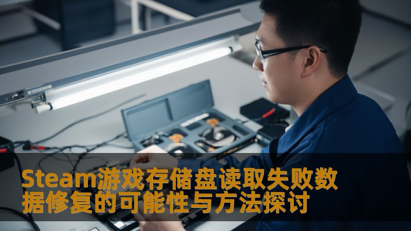 Steam游戏存储盘读取失败数据修复的可能性与方法探讨