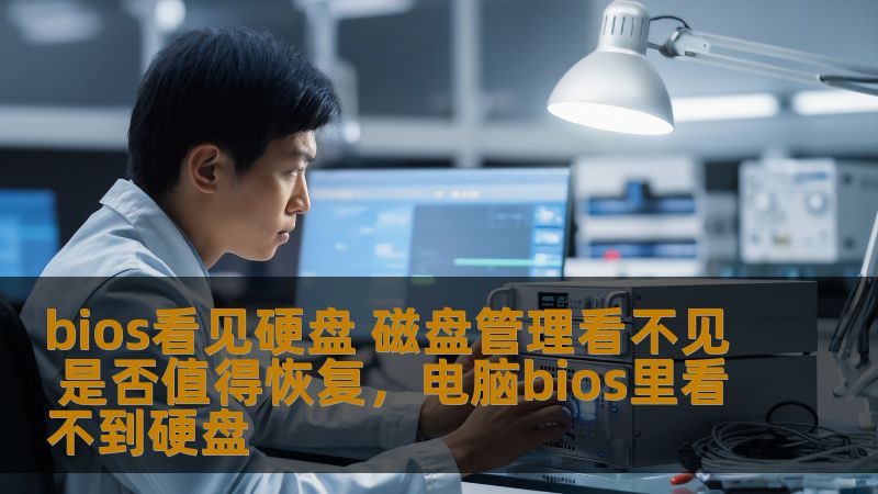 bios看见硬盘 磁盘管理看不见 是否值得恢复，电脑bios里看不到硬盘