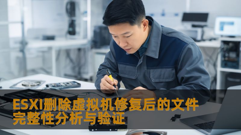 ESXI删除虚拟机修复后的文件完整性分析与验证