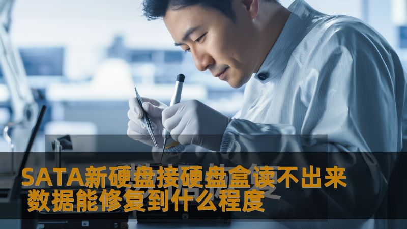 SATA新硬盘接硬盘盒读不出来 数据能修复到什么程度 SATA新硬盘接硬盘盒读不出来 数据能修复到什么程度