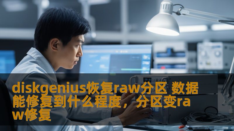 diskgenius恢复raw分区 数据能修复到什么程度，分区变raw修复
