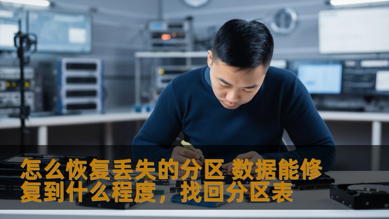 在使用电脑的过程中，丢失硬盘分区的数据可能是最让人头疼的问题之一。本文将详细探讨丢失分区的数据恢复方法以及数据能恢复到什么程度，帮助你高效解决数据丢失问题，保护重要信息不再丢失。