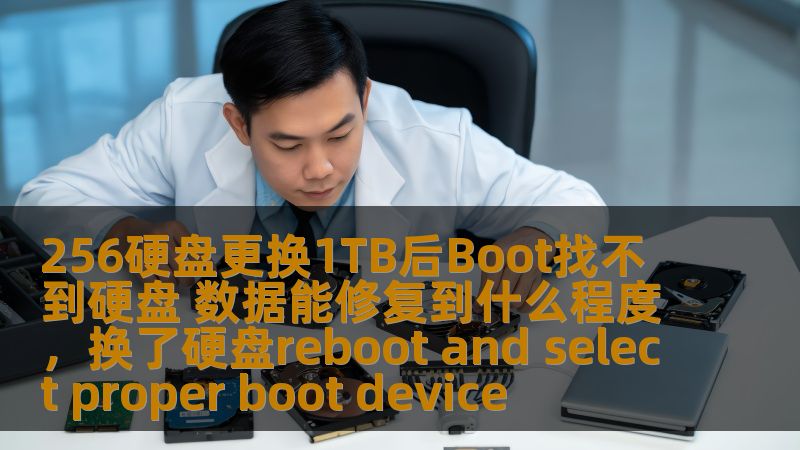 256硬盘更换1TB后Boot找不到硬盘 数据能修复到什么程度,换了硬盘reboot and select proper boot device 256硬盘更换1TB后Boot找不到硬盘 数据能修复到什么程度,换了硬盘reboot and select proper boot device