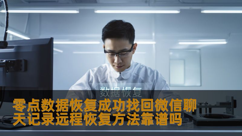 零点数据恢复成功找回微信聊天记录远程恢复方法靠谱吗