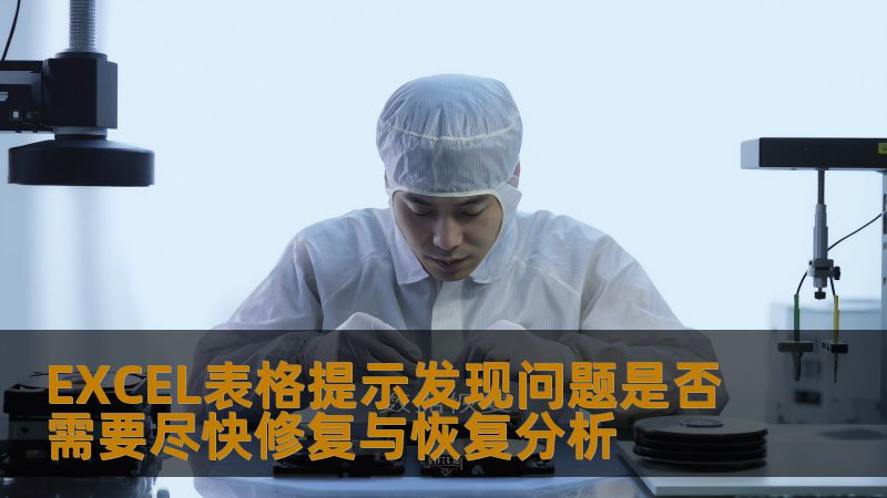 EXCEL表格提示发现问题是否需要尽快修复与恢复分析
