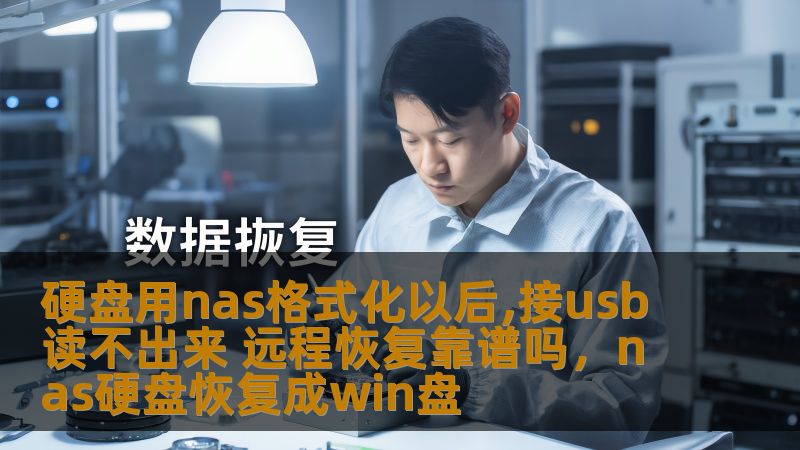 硬盘用nas格式化以后,接usb读不出来 远程恢复靠谱吗，nas硬盘恢复成win盘