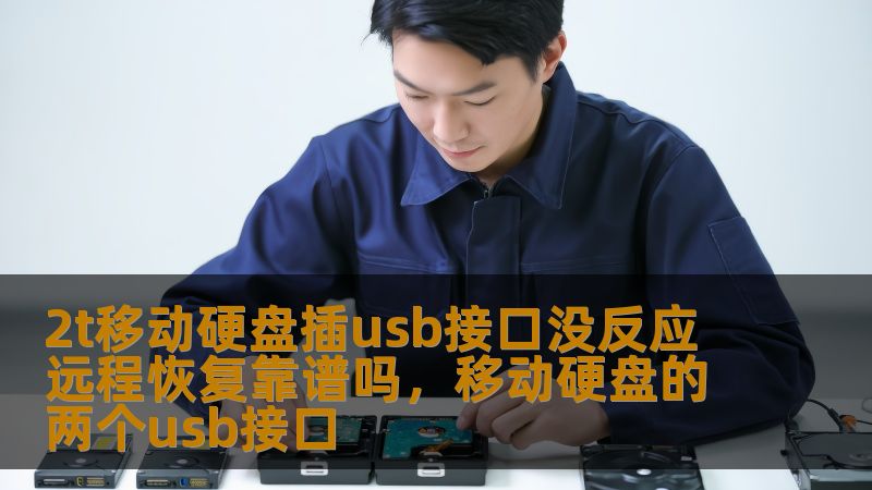 2t移动硬盘插usb接口没反应 远程恢复靠谱吗，移动硬盘的两个usb接口