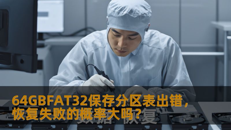 64GBFAT32保存分区表出错，恢复失败的概率大吗？