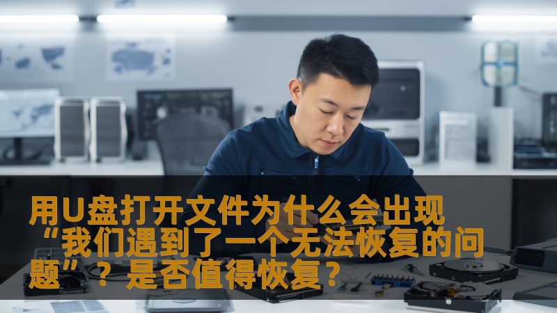 用U盘打开文件为什么会出现“我们遇到了一个无法恢复的问题”？是否值得恢复？