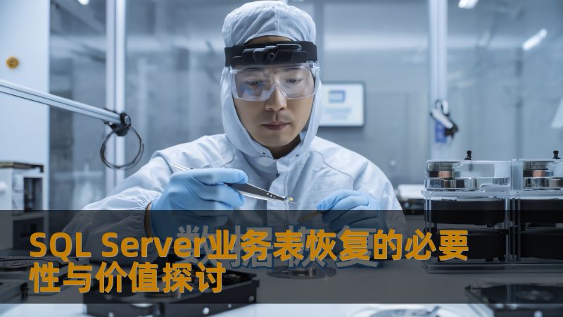 SQL Server业务表恢复的必要性与价值探讨