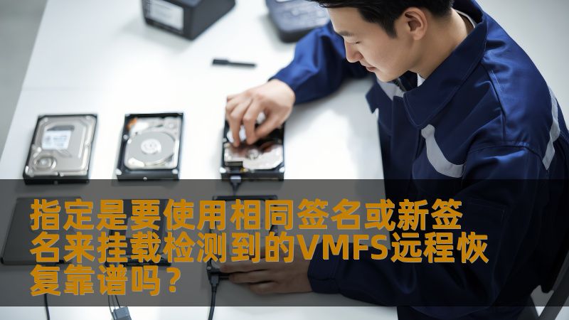 指定是要使用相同签名或新签名来挂载检测到的VMFS远程恢复靠谱吗？
