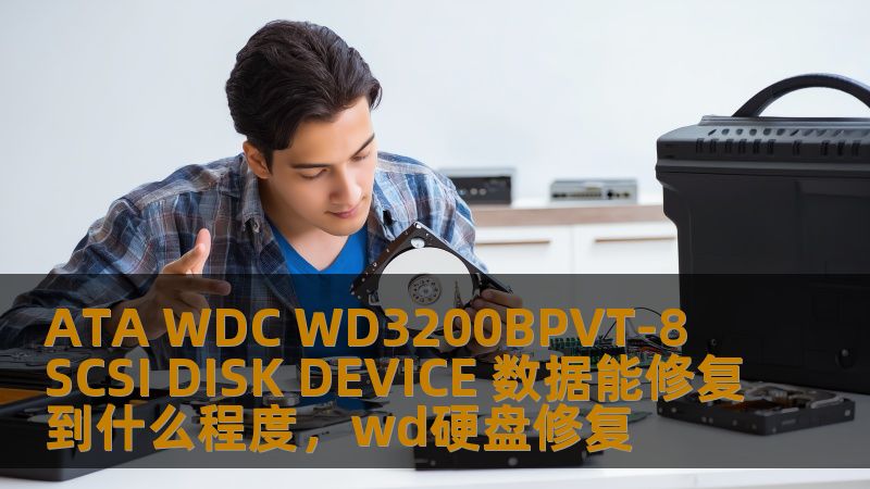 ATA WDC WD3200BPVT-8 SCSI DISK DEVICE 数据能修复到什么程度，wd硬盘修复