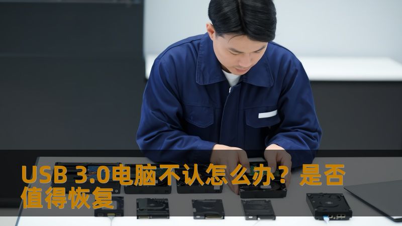 USB 3.0电脑不认怎么办？是否值得恢复