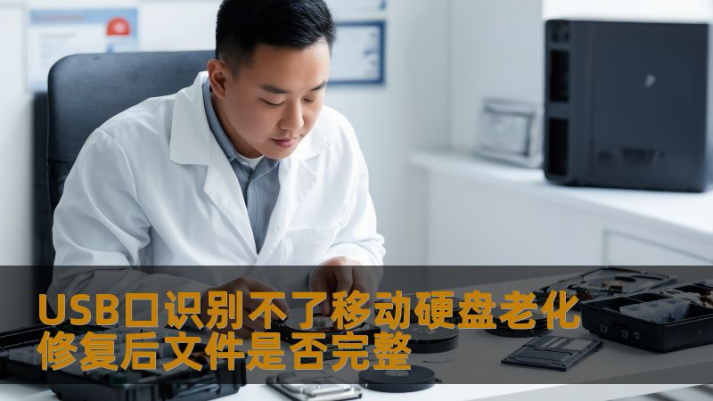 USB口识别不了移动硬盘老化修复后文件是否完整