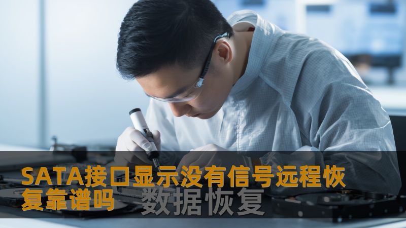 SATA接口显示没有信号远程恢复靠谱吗