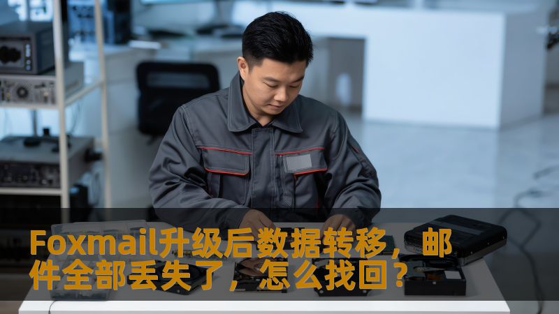 Foxmail升级后数据转移，邮件全部丢失了，怎么找回？