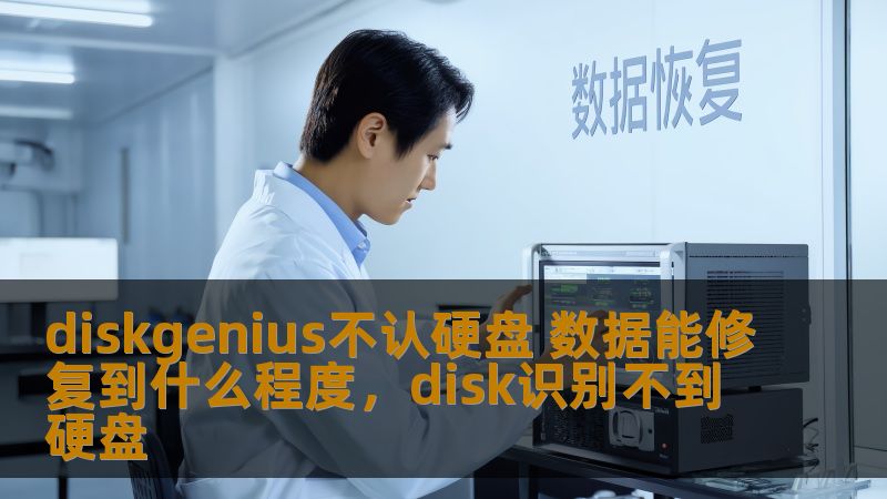 diskgenius不认硬盘 数据能修复到什么程度，disk识别不到硬盘