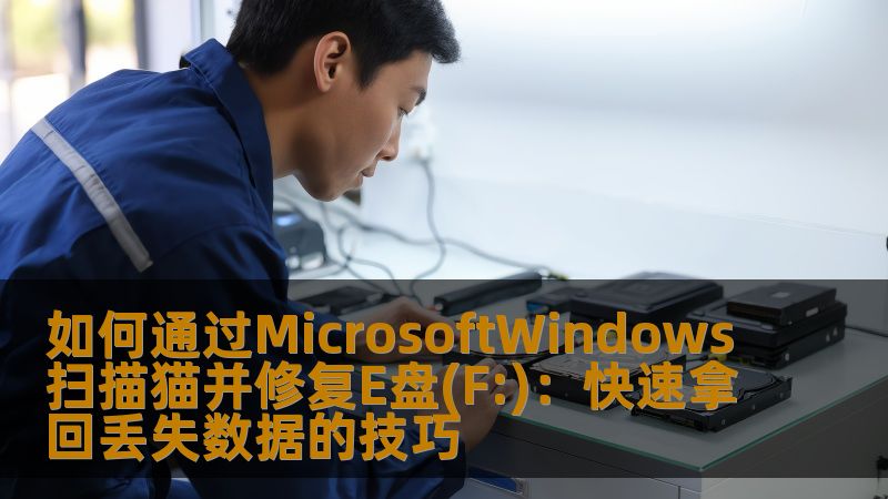 如何通过MicrosoftWindows扫描猫并修复E盘(F:)：快速拿回丢失数据的技巧