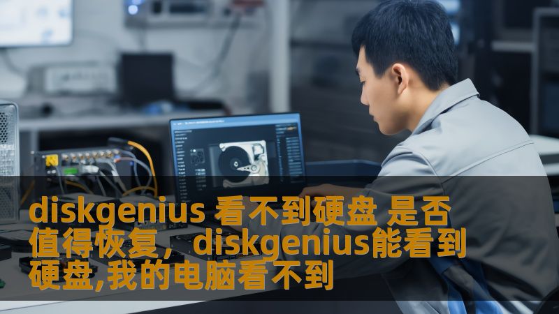 diskgenius 看不到硬盘 是否值得恢复，diskgenius能看到硬盘,我的电脑看不到