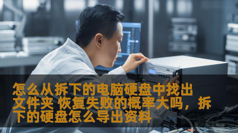 怎么从拆下的电脑硬盘中找出文件夹 恢复失败的概率大吗，拆下的硬盘怎么导出资料