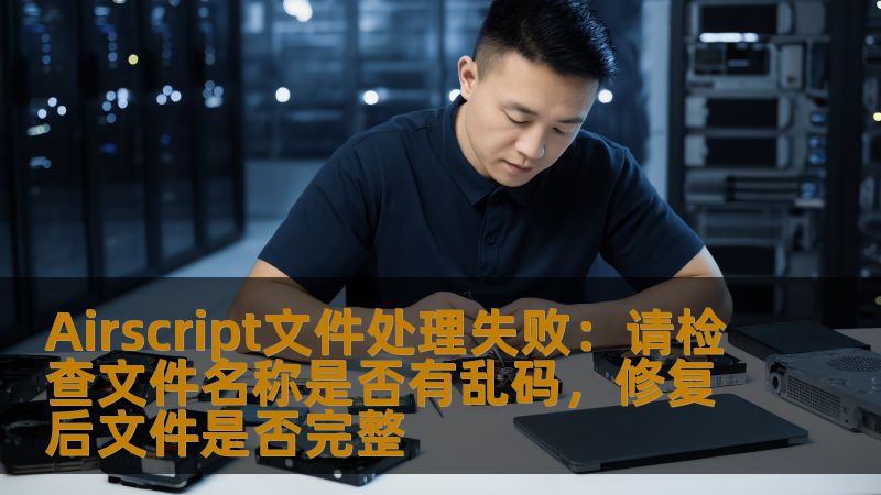 Airscript文件处理失败：请检查文件名称是否有乱码，修复后文件是否完整
