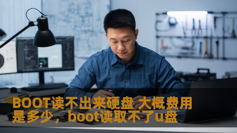 BOOT读不出来硬盘 大概费用是多少，boot读取不了u盘