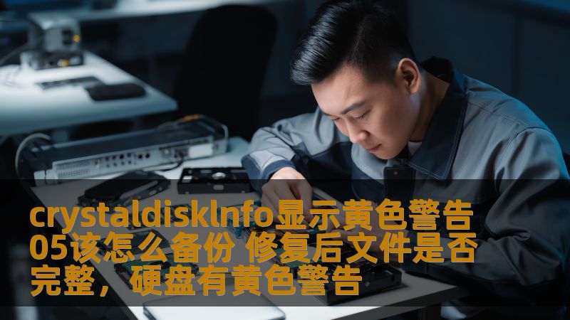 当Crystaldiskinfo显示黄色警告05时，意味着硬盘可能存在问题。本文为您提供详细的备份方案，并分析修复后的文件是否能保持完整性，帮助您避免数据丢失的风险。