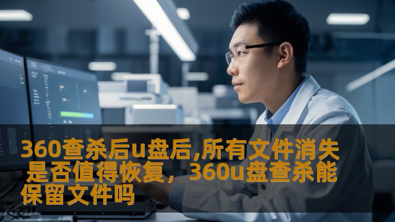 在使用360安全软件进行U盘查杀后，很多用户发现U盘中的文件莫名其妙地消失了。这是一个令人烦恼的情境，尤其是对于存有重要资料的U盘用户。那么，U盘文件消失后是否值得尝试恢复呢？本文将为您详细分析，如何应对这一突发问题，帮助您做出明智的决策。
