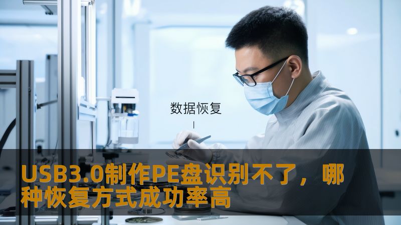USB3.0制作PE盘识别不了，哪种恢复方式成功率高