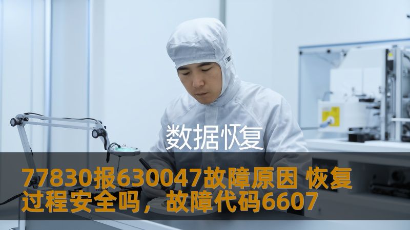 77830报630047故障原因 恢复过程安全吗，故障代码6607