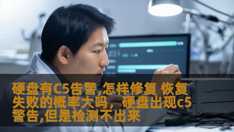 硬盘有C5告警,怎样修复 恢复失败的概率大吗，硬盘出现c5警告,但是检测不出来