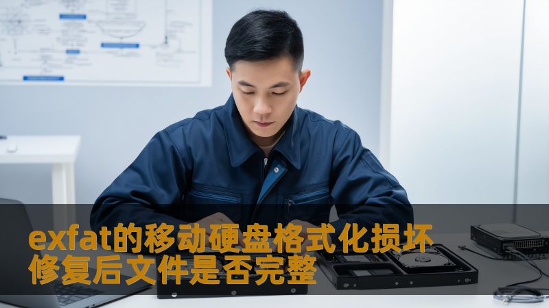 exfat的移动硬盘格式化损坏 修复后文件是否完整-技王数据恢复中心