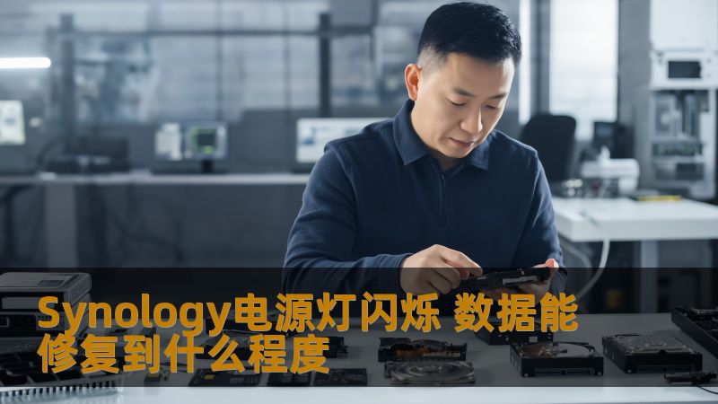 Synology电源灯闪烁 数据能修复到什么程度 Synology电源灯闪烁 数据能修复到什么程度