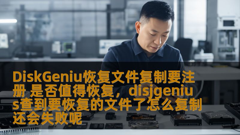 DiskGeniu恢复文件复制要注册 是否值得恢复，disjgenius查到要恢复的文件了怎么复制还会失败呢