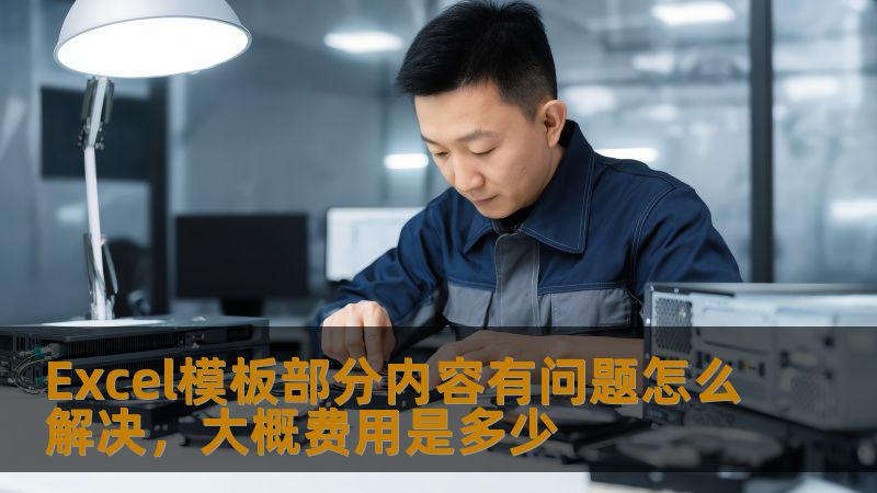 Excel模板部分内容有问题怎么解决，大概费用是多少
