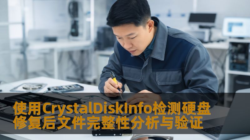 使用CrystalDiskInfo检测硬盘修复后文件完整性分析与验证